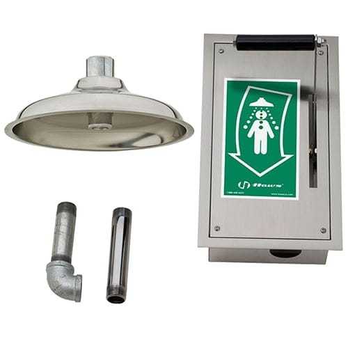 CAD Drawings BIM Models Haws Corporation Model 8164:  Flush Ceiling Mounted Drench Shower 